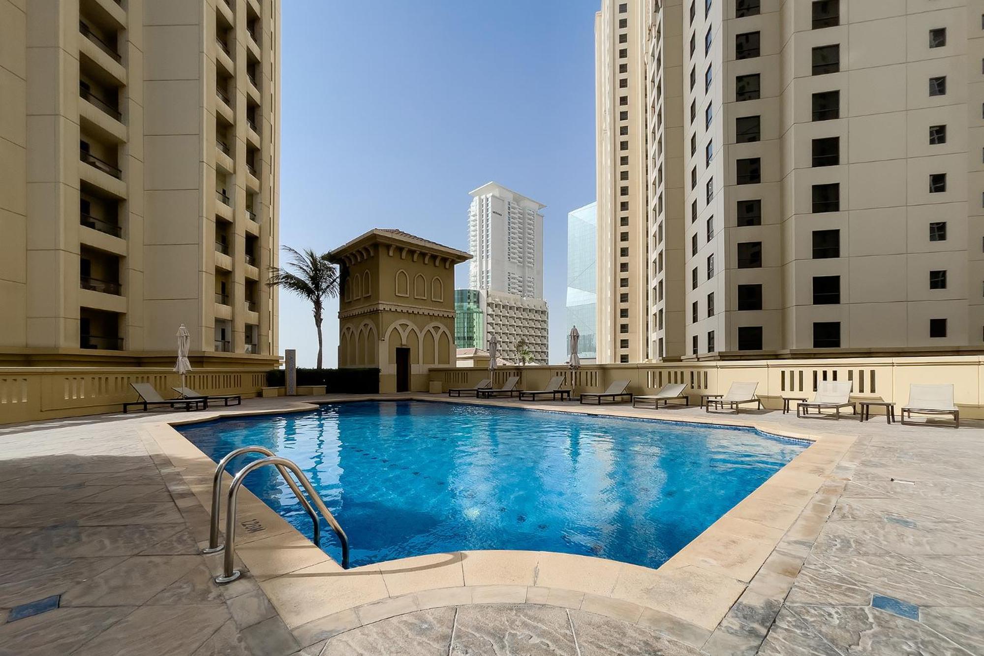Premium 2Bdr Apartment See View Bahar 4 Jbr Dubai Exterior foto