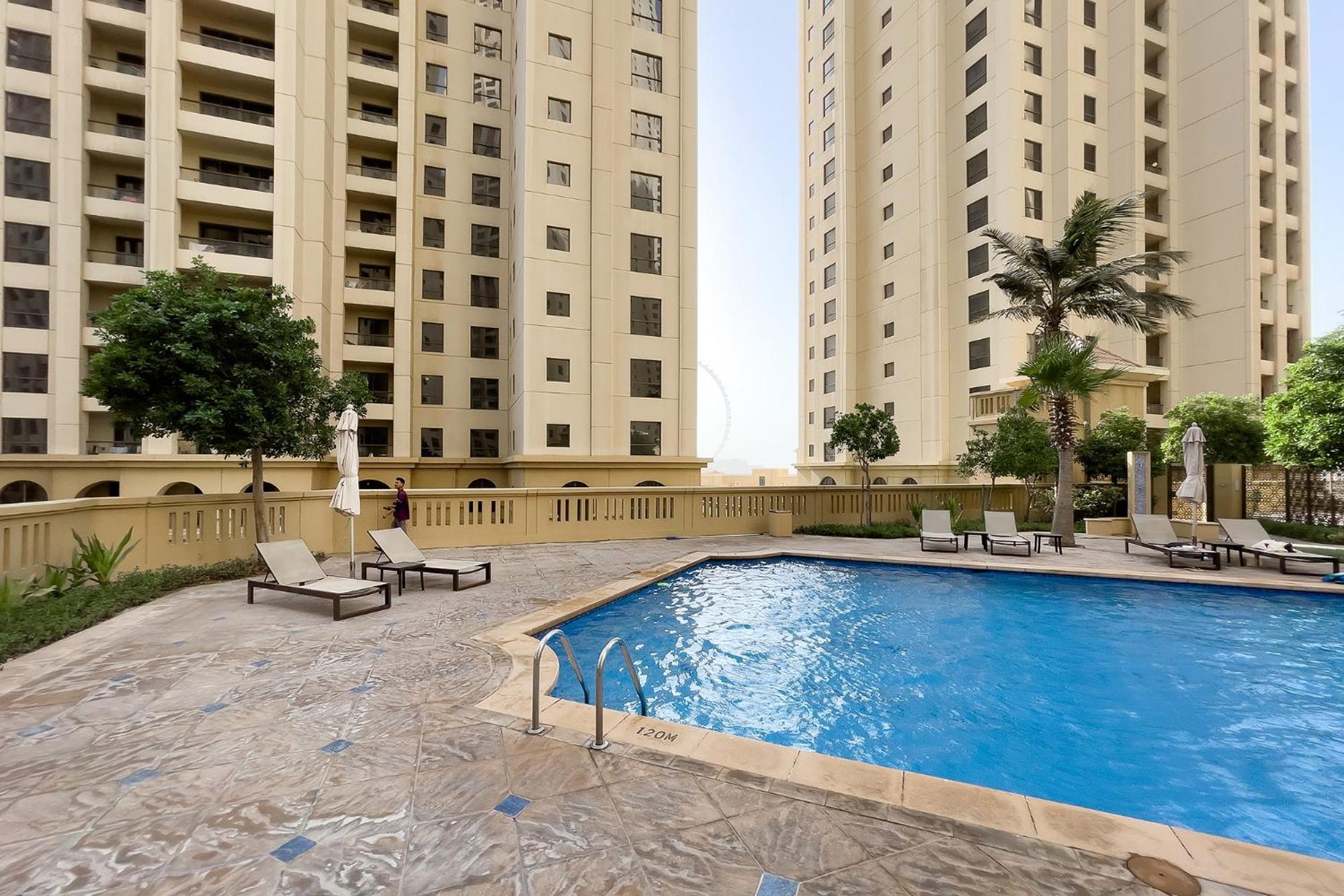 Premium 2Bdr Apartment See View Bahar 4 Jbr Dubai Exterior foto